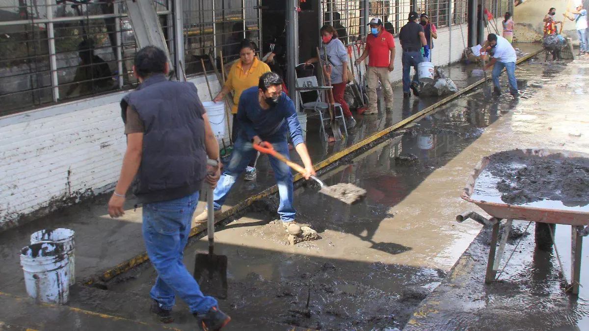 Lluvias dejan casas inundadas, bardas colapsadas y desgajamientos en la capital